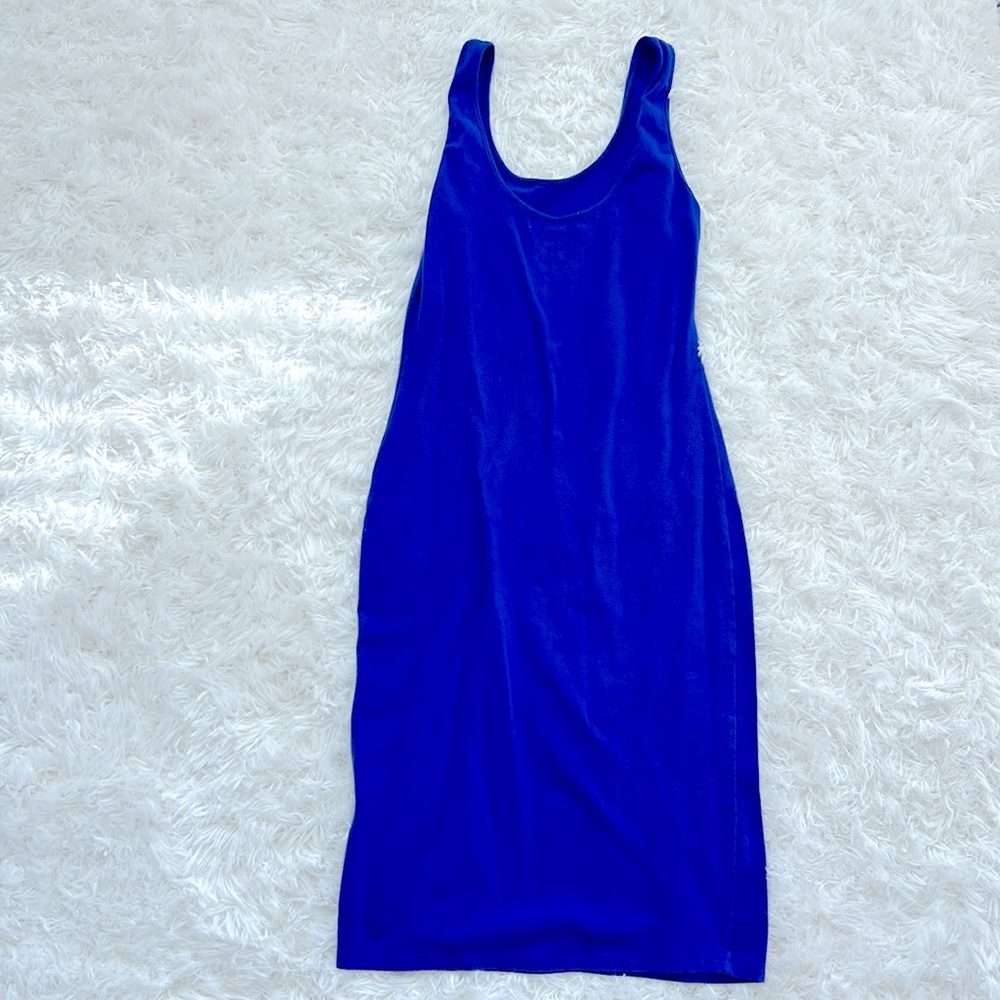 Royal Blue Bodycon Dress - Picture 3 of 3